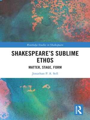 cover image of Shakespeare's Sublime Ethos